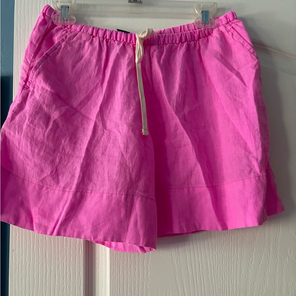 GAP Pink Linen Shirt. Great shirt and short set. - Picture 6 of 6